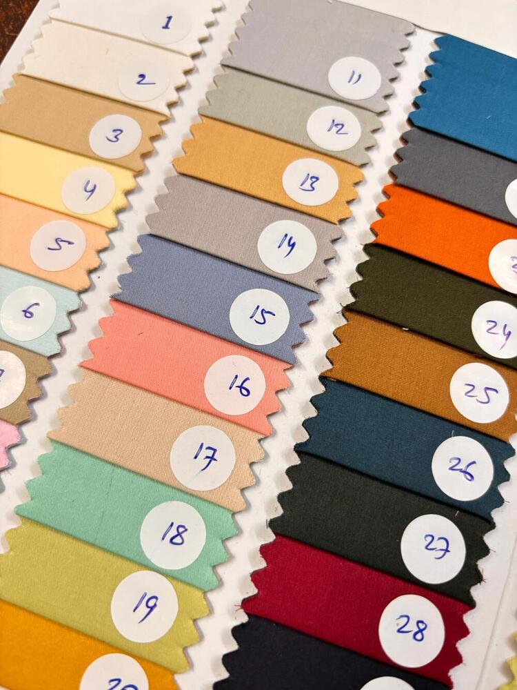Giza Cotton Fabric Width 58" - Color: All Color