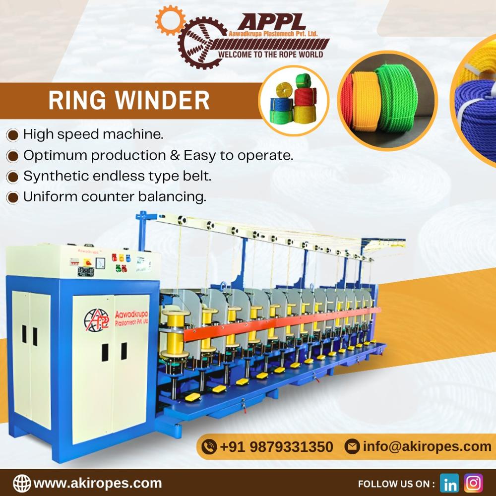 10 Inch Ring Winder - Automatic Grade: Semi-automatic