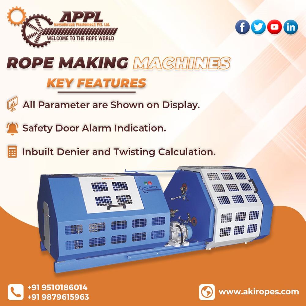 2mm to 6mm Rope Making Machine