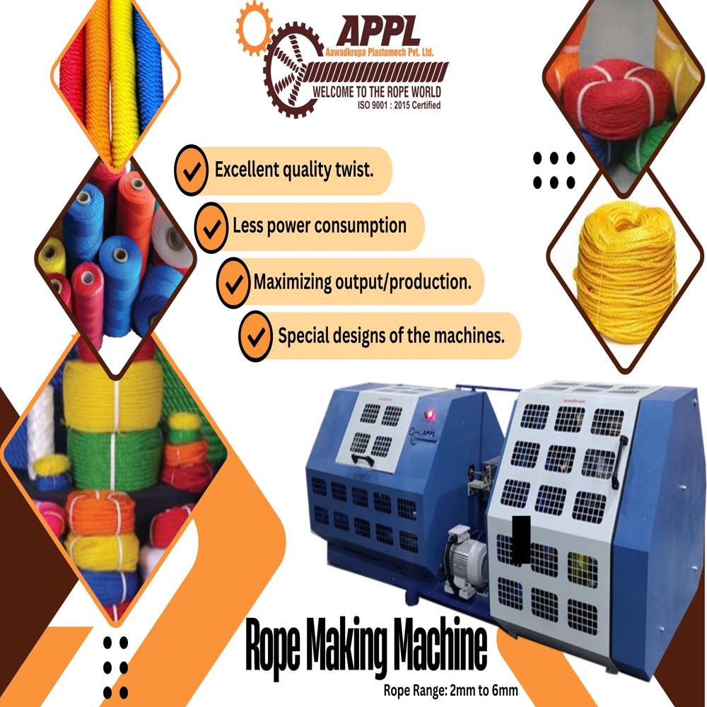 2mm to 6mm Rope Making Machine