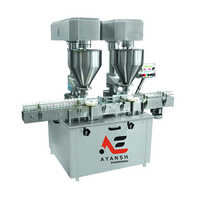 Automatic Double Head Dry Powder Filling Machine