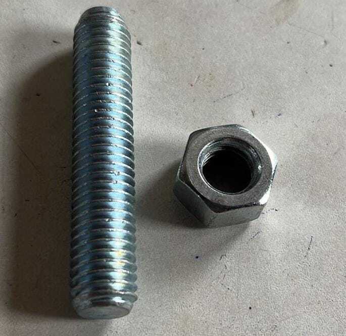 ASTM A 193 B7 स्टड गैल्वेनाइज्ड प्लेटिंग - रंग: सिल्वर