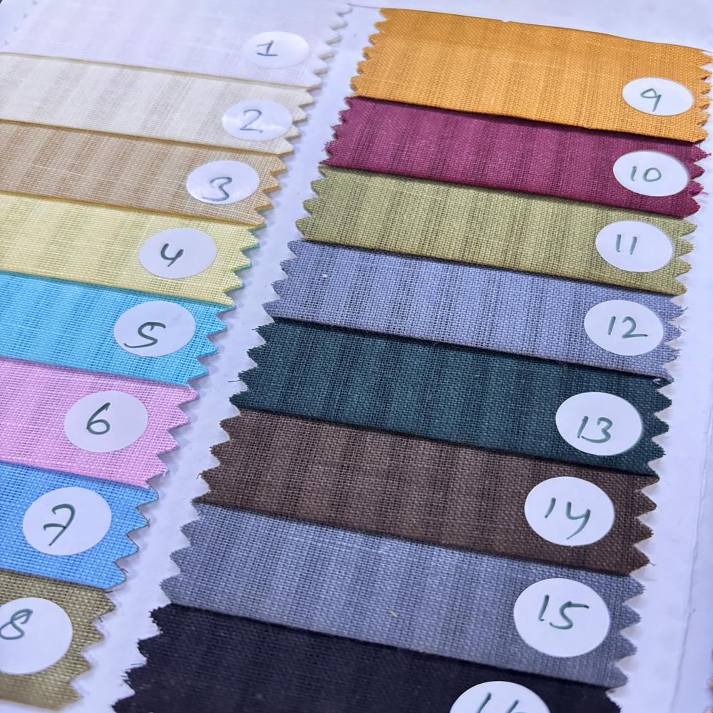 Oliver Linen Cotton Stripe Fabric - Application: Apparel