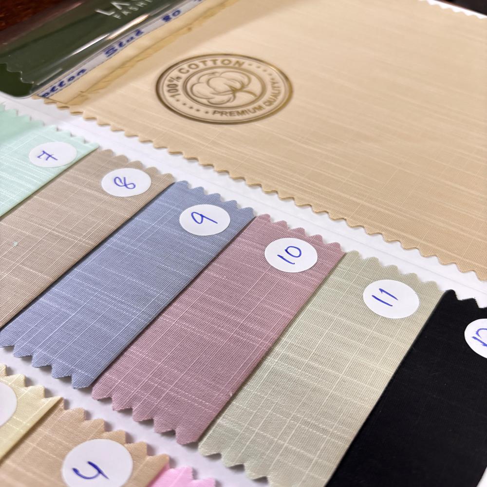 Linen Slub Cotton Dyed