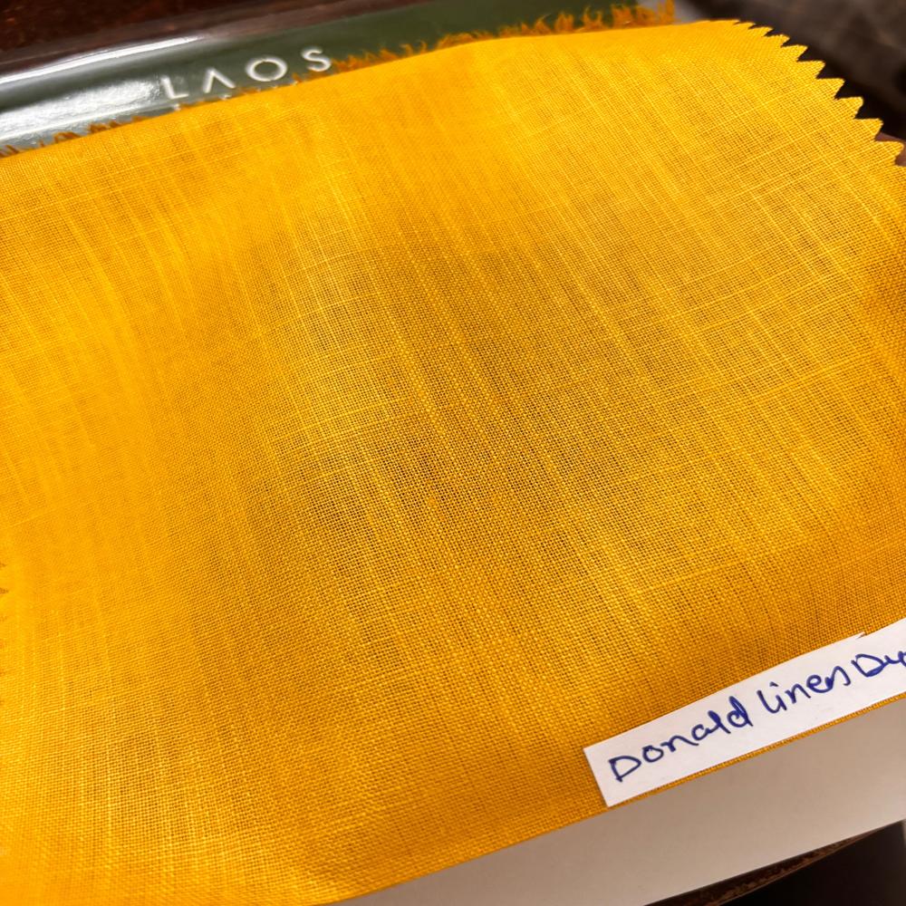 Donald Linen Cotton Shirting Fabric - Application: Apparel