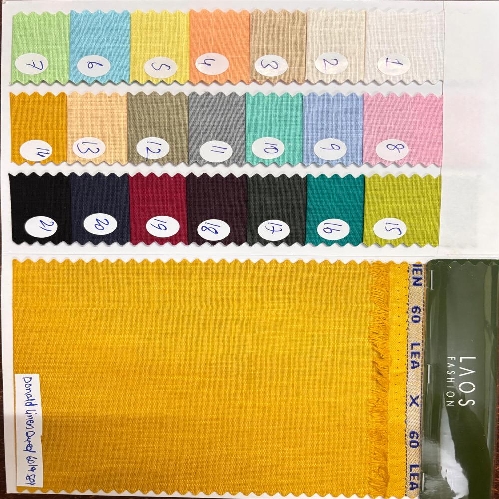 Donald Linen Cotton Shirting Fabric - Application: Apparel