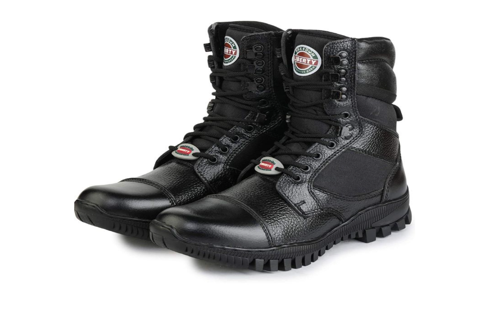 Liberty Leather Fire Safty Shoes - Color: Black