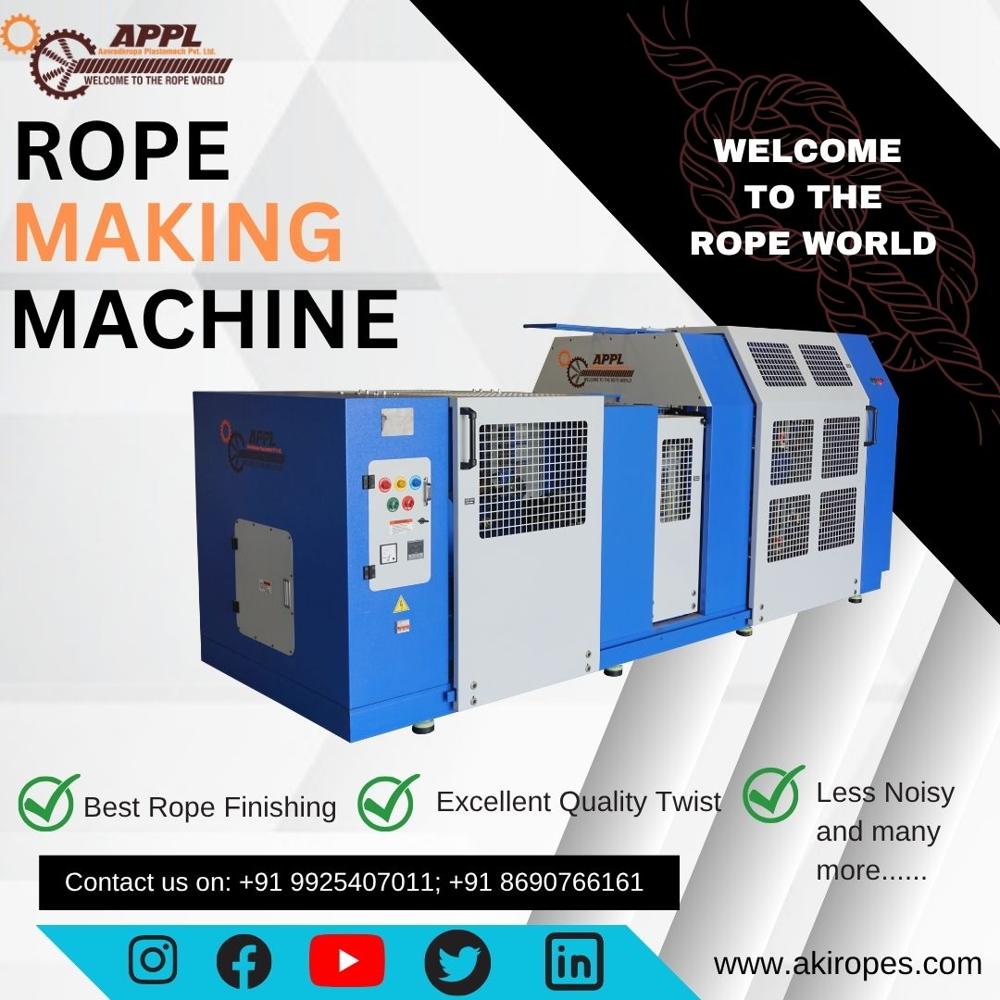 2mm to 6mm Endless Rope Making Machine