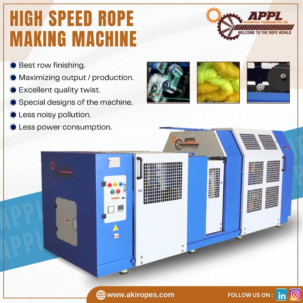 2mm to 6mm Endless Rope Making Machine