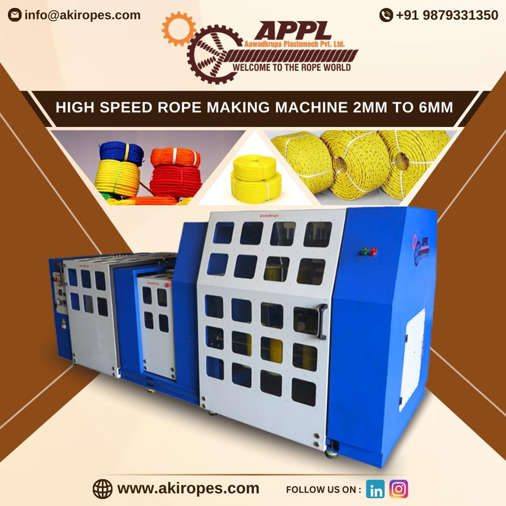 2mm to 6mm Endless Rope Making Machine