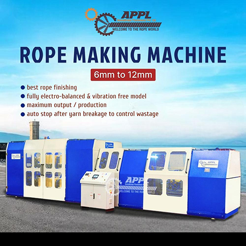 6mm से 12mm अंतहीन रस्सी बनाने की मशीन
