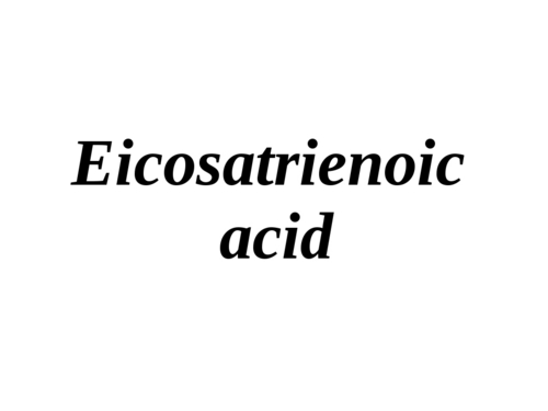 Eicosatrienoic Acid