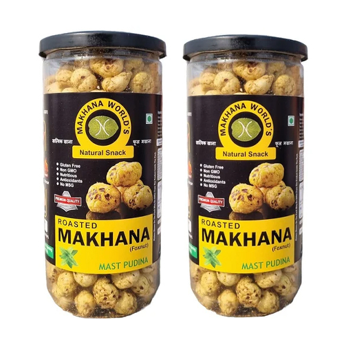 Mat Pudina Roasteed Makhana - Additives: Not Added