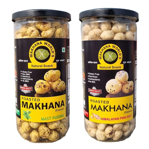 Himalayan Pink Salt Roasted Makhana - Additives: Not Added