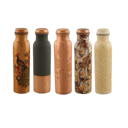 Copper Water Bottle - Hardness: Medium-hard