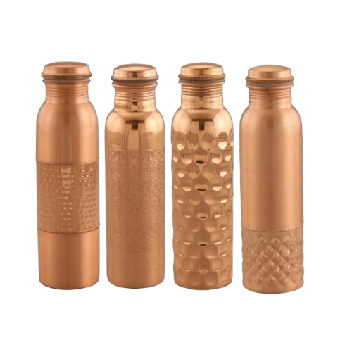 Copper Water Bottle - Hardness: Medium-hard
