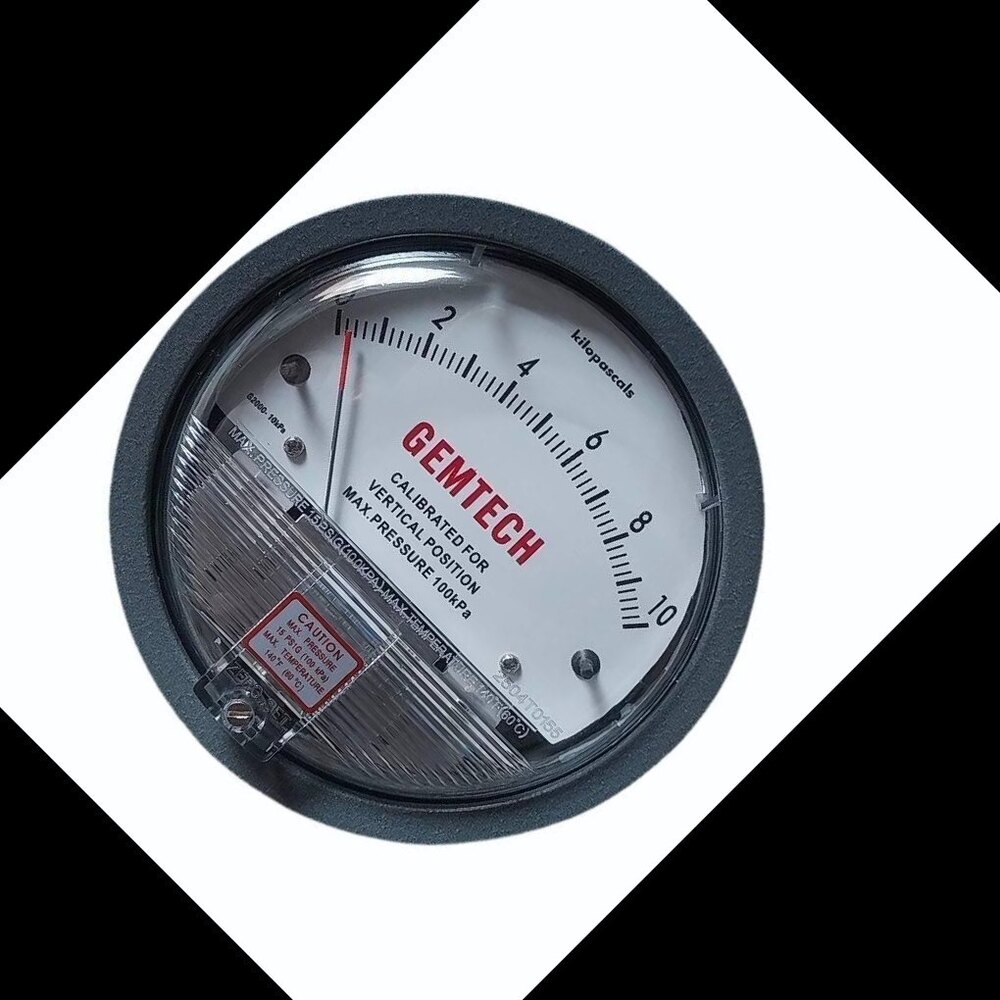 GEMTECH Differential Pressure Gauge Distributor From Noida Uttar Pradesh
