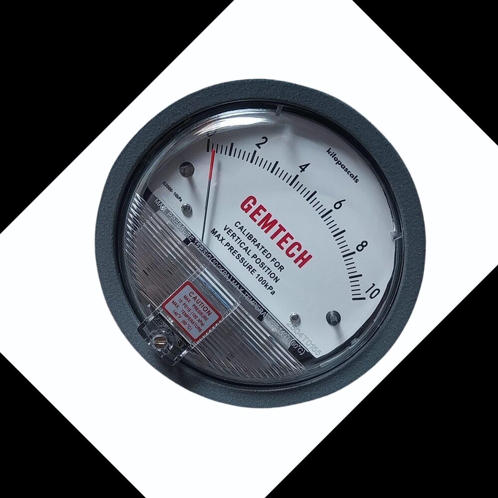 GEMTECH Differential Pressure Gauge Distributor From Noida Uttar Pradesh