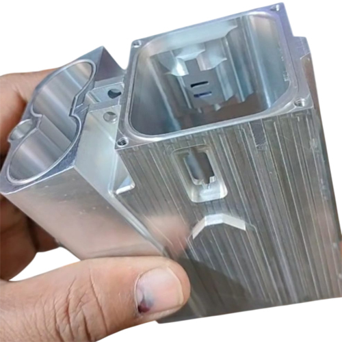 Cnc Machine Mount Housing - Color: Silver