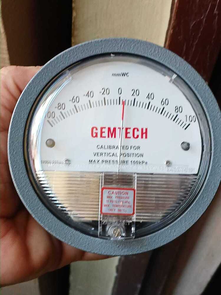 GEMTECH Differential Pressure Gauge Distributor From Anakapalle Andhra Pradesh