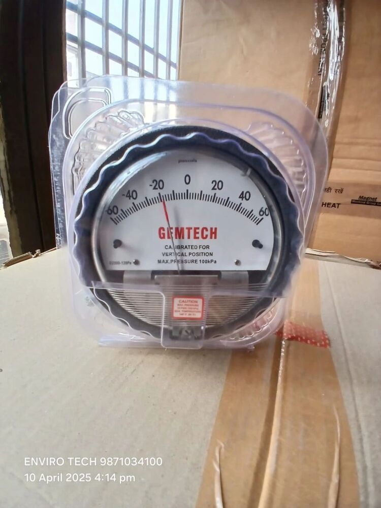 GEMTECH Differential Pressure Gauge Distributor From Anakapalle Andhra Pradesh.