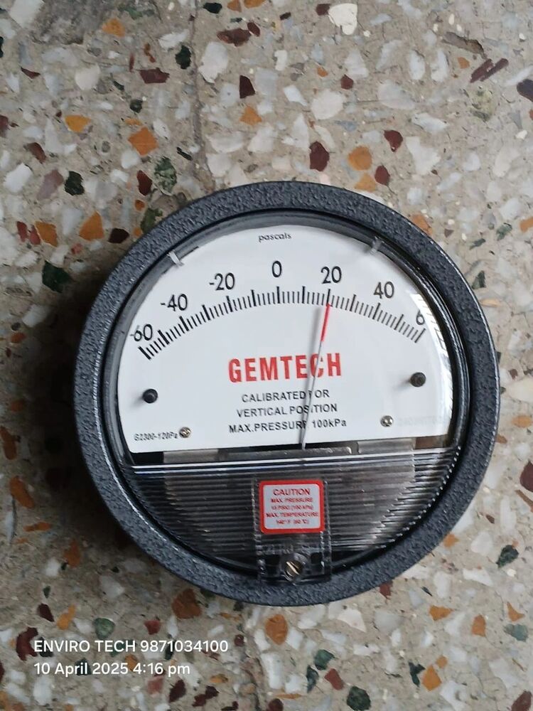 GEMTECH Differential Pressure Gauge Distributor From Lalganj Uttar Pradesh