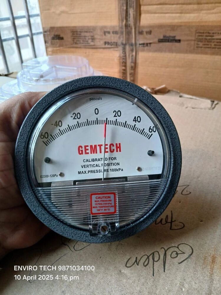 GEMTECH Differential Pressure Gauge Distributor From Lalganj Uttar Pradesh