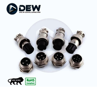 Gx16 2pin Round Shell Connector