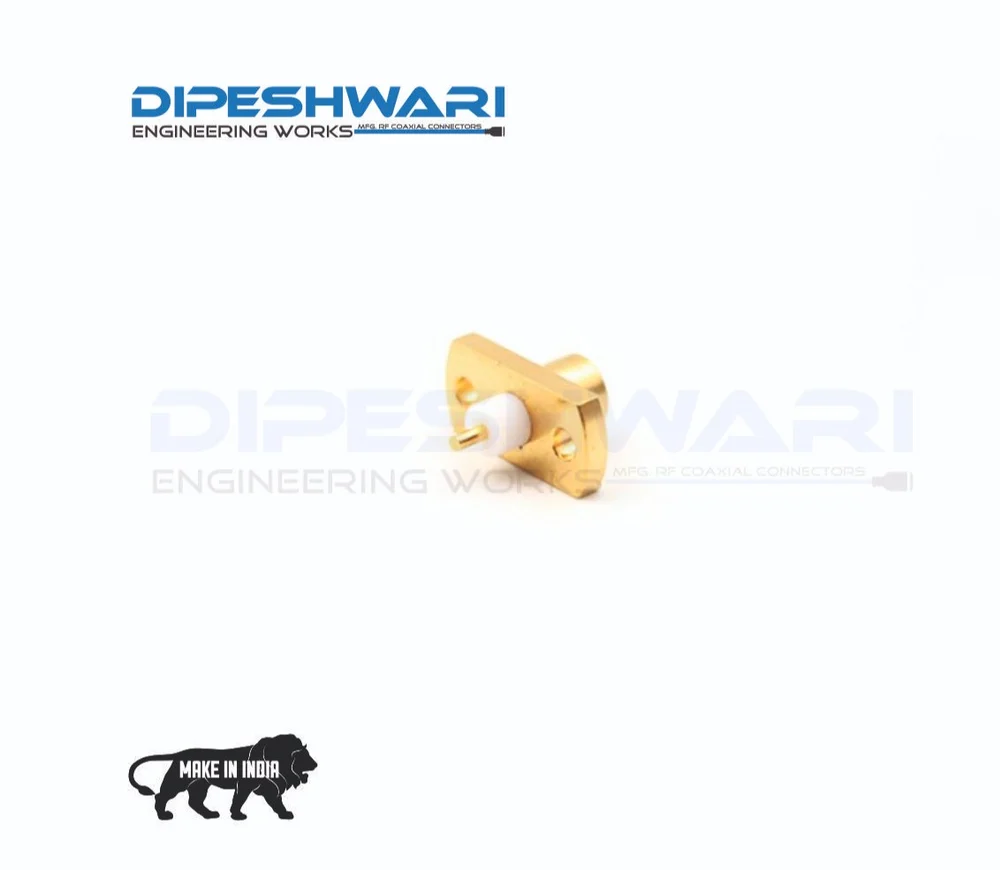 MCX FEMALE 2HOLE FLANG MOUNT