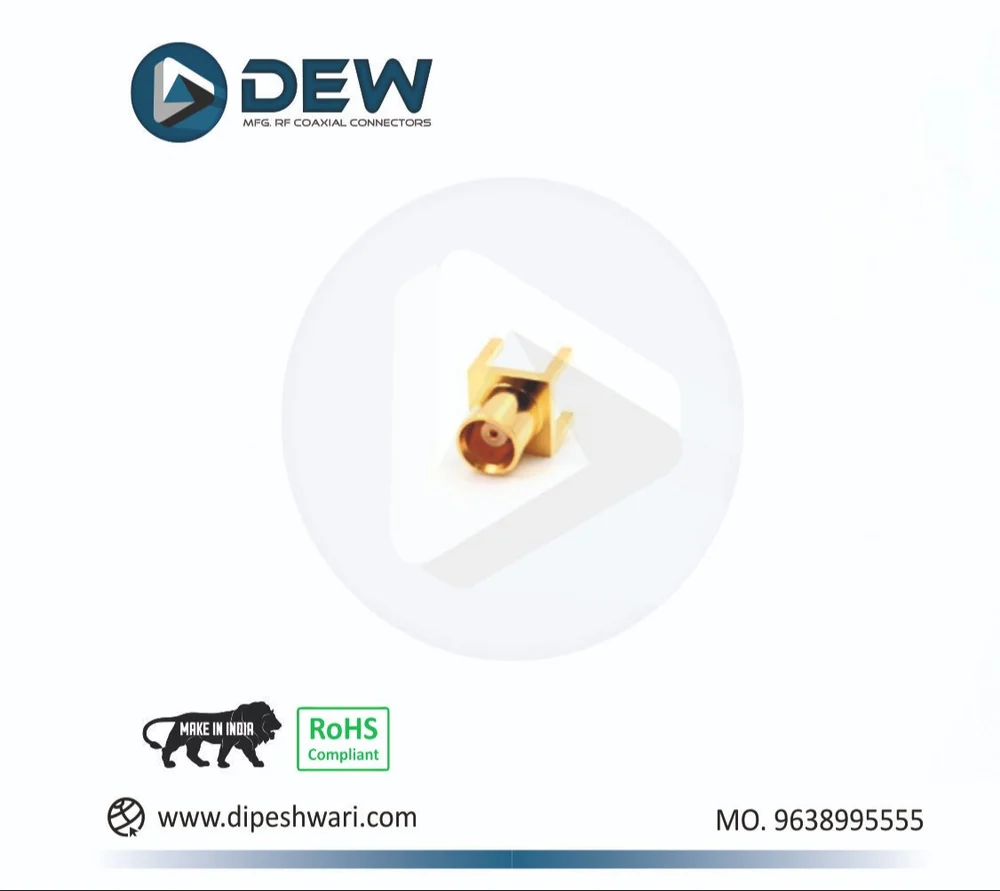MCX FEMALE PCB MOUNT CONNECTOR