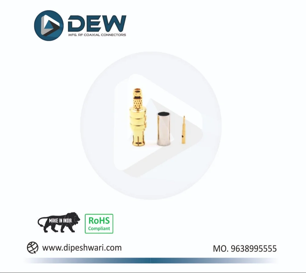 MCX MALE CRIMP FOR RG174 CABLE