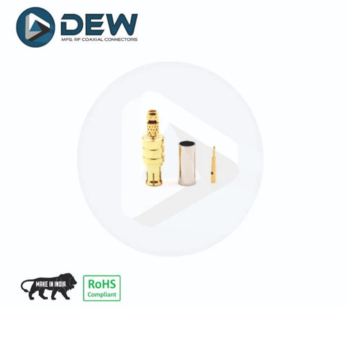 MCX MALE CRIMP FOR RG174 CABLE