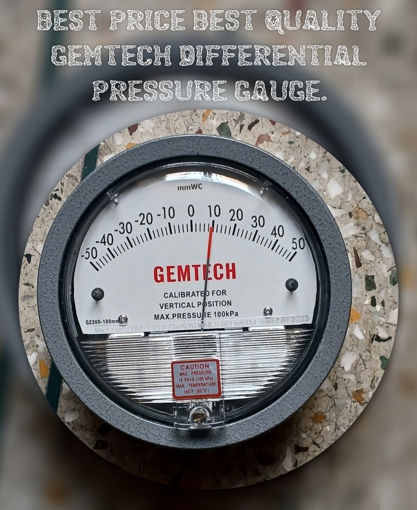GEMTECH Differential Pressure Gauge Distributor From Neyyattinkara Kerala
