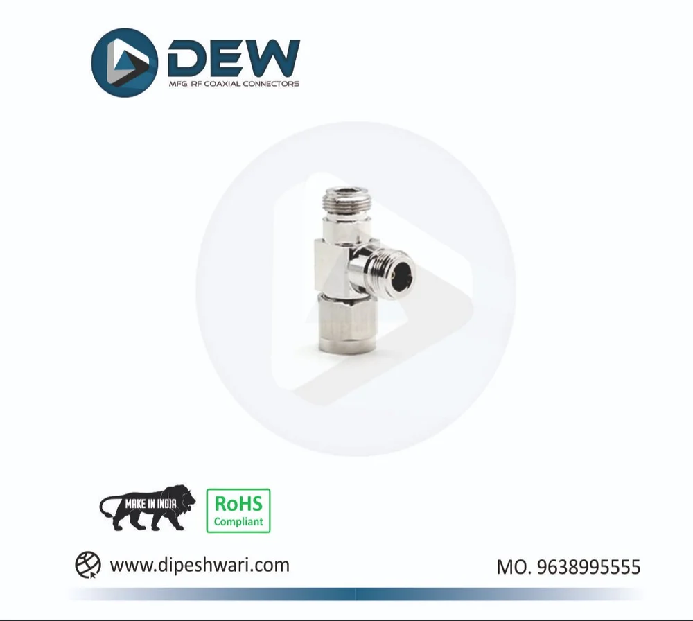 N MALE FEMALE FEMALE TEE ADAPTER