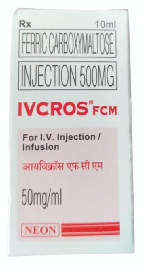 Ferric Carboxymaltose 50 mg/mL IVCROS FCM