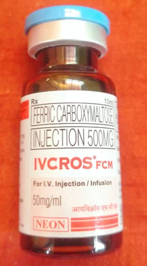 Ferric Carboxymaltose 50 mg/mL IVCROS FCM