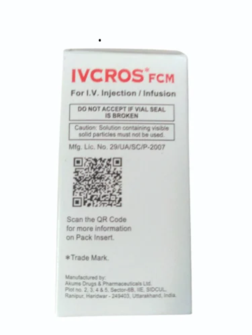 Ferric Carboxymaltose 50 mg/mL IVCROS FCM
