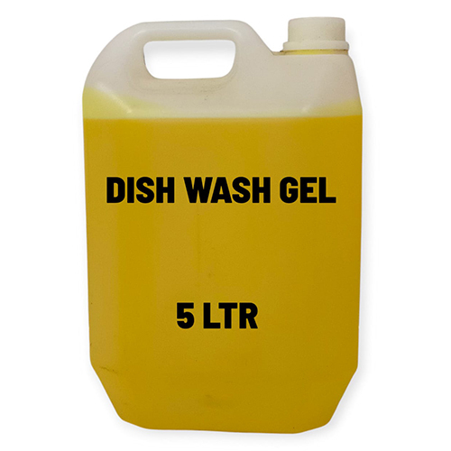 5 Ltr Lemon Dish Wash Gel - Color: Yellow