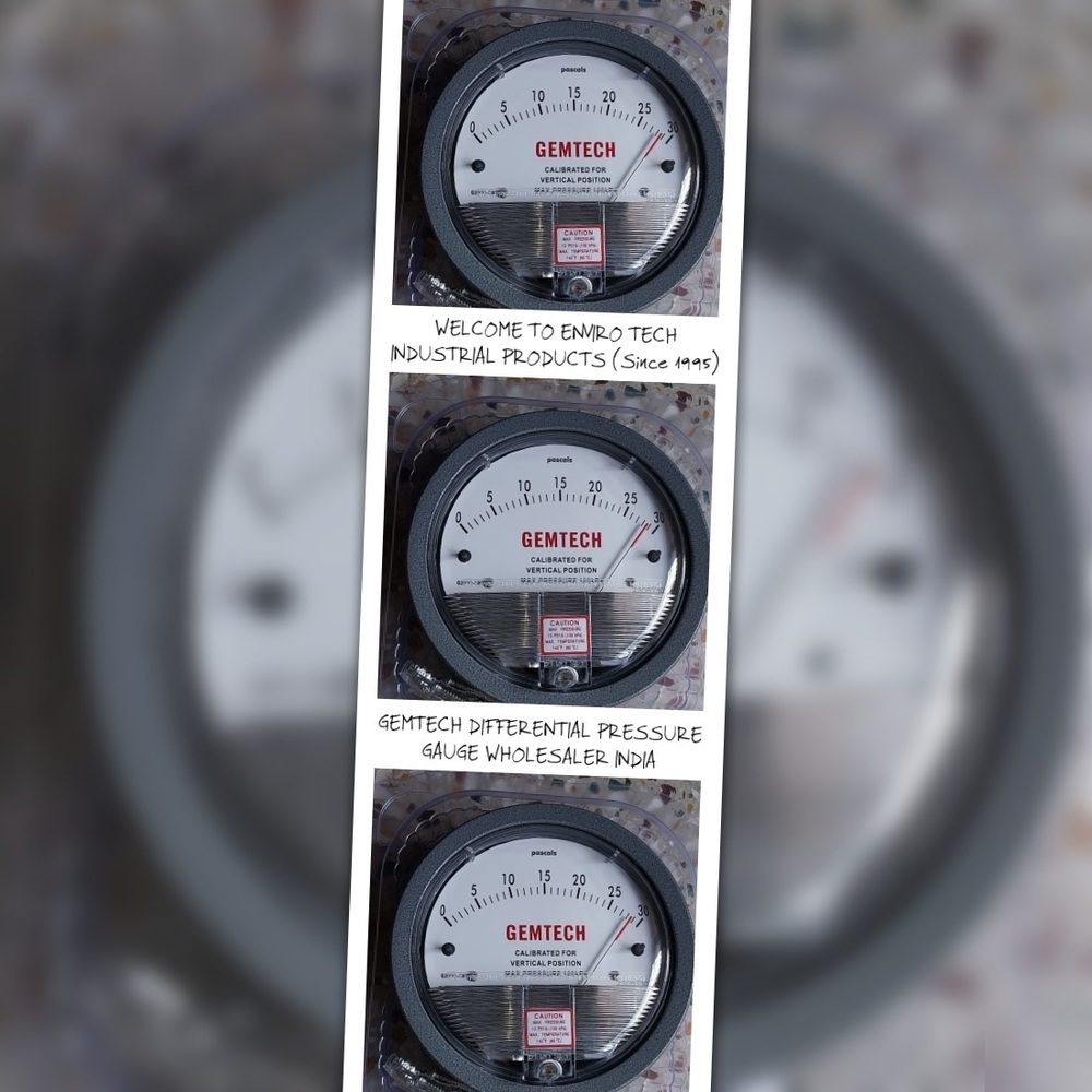 GEMTECH Differential Pressure Gauge Distributor From Dadri Uttar Pradesh