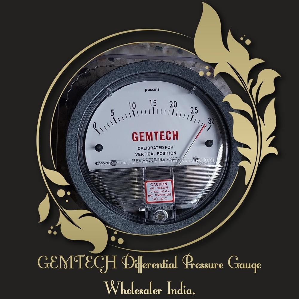 GEMTECH Differential Pressure Gauge Distributor From Dadri Uttar Pradesh