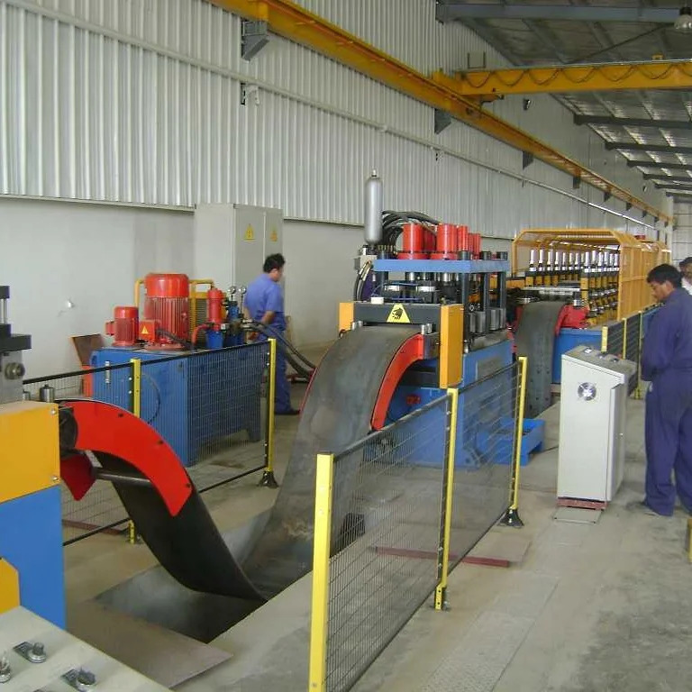 W Shape 2 Waves and 3 Waves Highway Guardrail Steel Plate Roll Forming Machine
