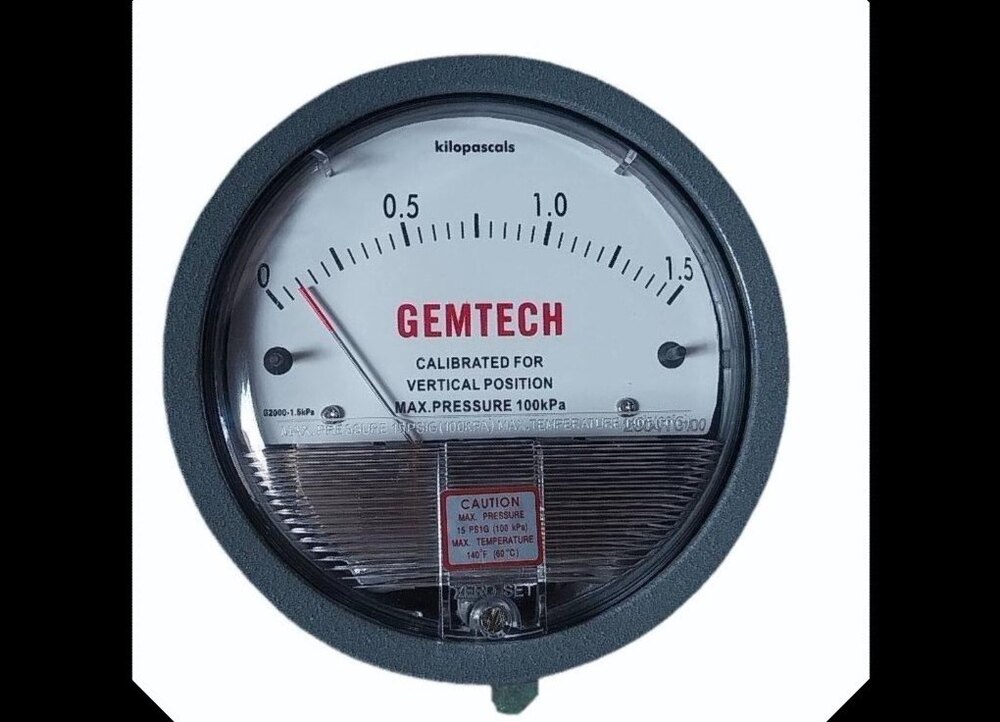 GEMTECH Differential Pressure Gauge Distributor From Gaya Bihar