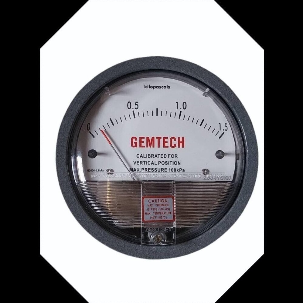 GEMTECH Differential Pressure Gauge Distributor From Gaya Bihar