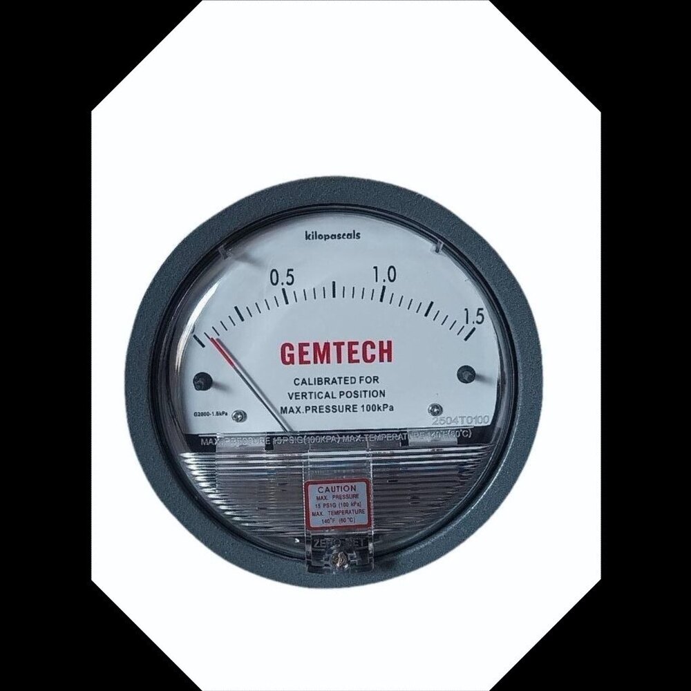 GEMTECH Differential Pressure Gauge Distributor From Gaya Bihar