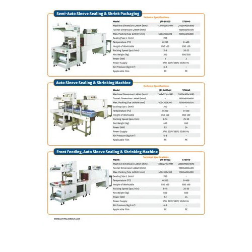 Automatic Shrink Wrapping Machine