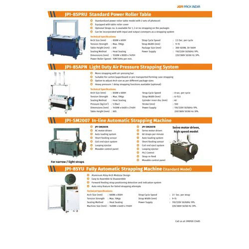 Box Strapping Roll Machine - Automatic Grade: Semi-automatic