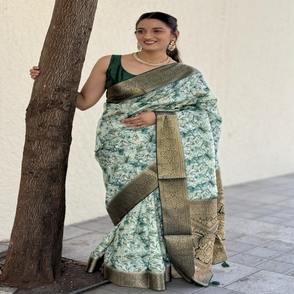 Mysore Silk Saree - Color: Gold