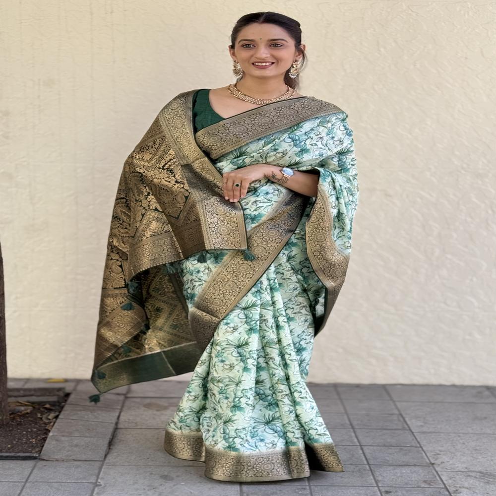 Mysore Silk Saree - Color: Gold