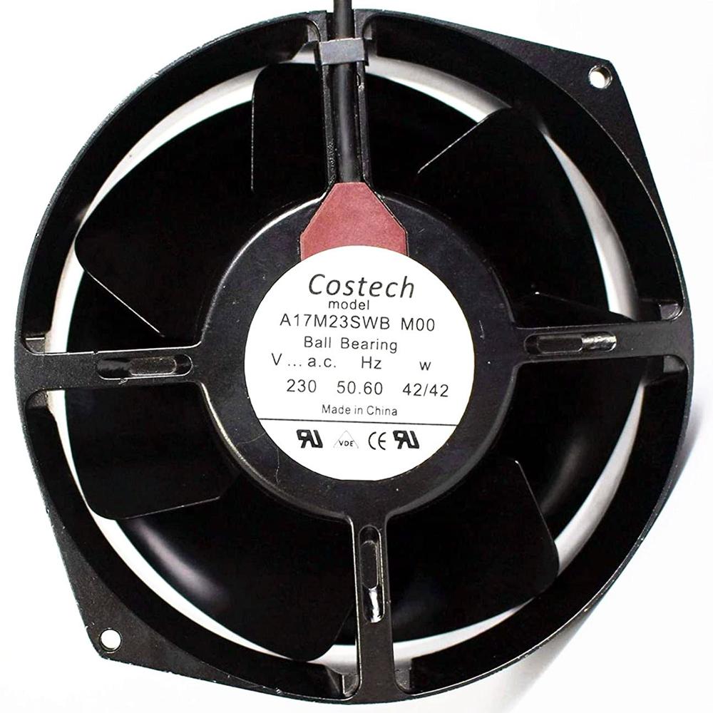 COSTECH A17M23SWB M00 230V 172mm Fan, 230V 42W high Temperature AC Fan