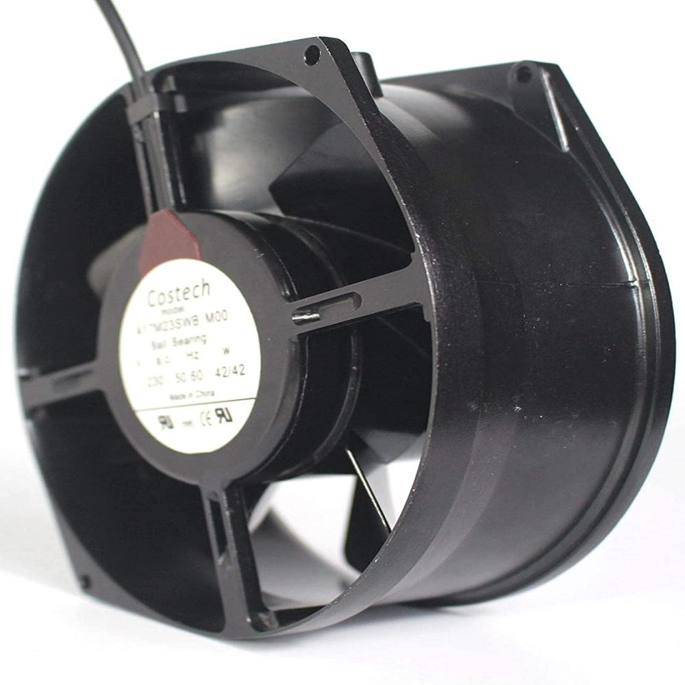 COSTECH A17M23SWB M00 230V 172mm Fan, 230V 42W high Temperature AC Fan
